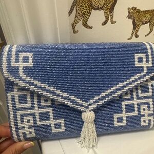 NWOT Beaded Clutch